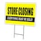 Signmission Store Closing Yard Sign & Stake outdoor plastic coroplast window, C-1824 Store Closing C-1824 Store Closing - alternate 1